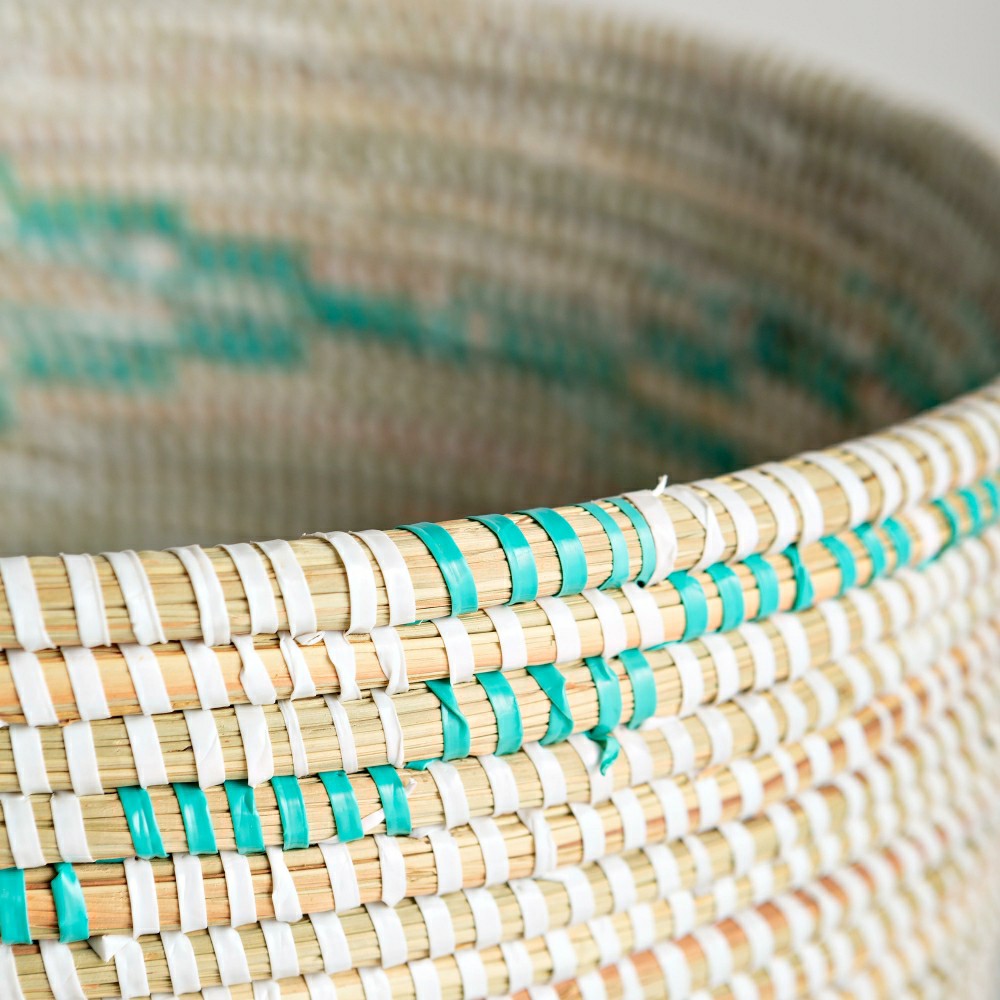 Senegalese Woven Warming Basket | Plow & Hearth