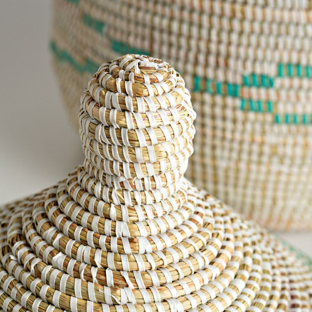 Senegalese Woven Warming Basket | Plow & Hearth