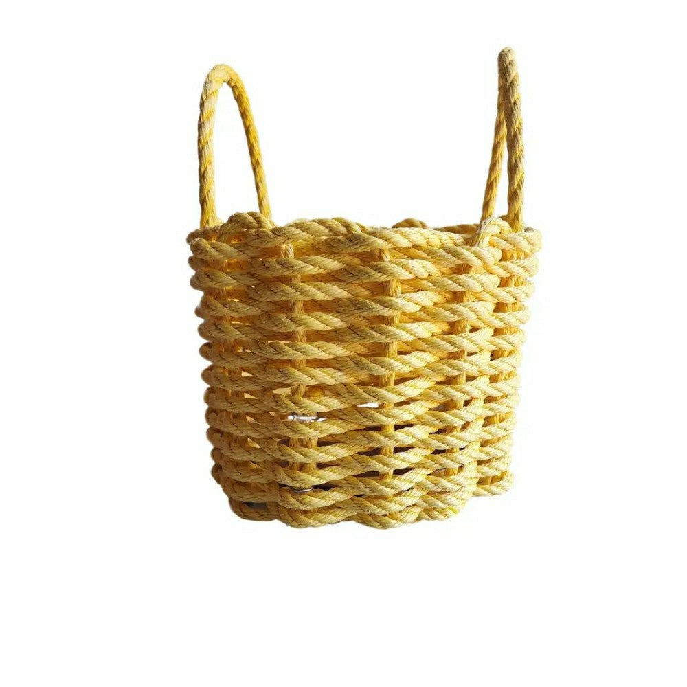 Solid, Single Color Maine Lobster Rope Basket, Handmade | Plow & Hearth