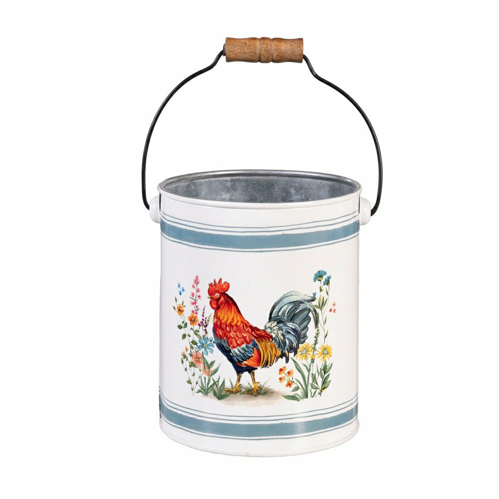 Petal & Plow Planter, Metal Bucket Planter, Nested Set of 3 | Plow & Hearth