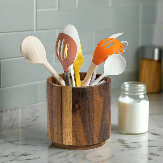 Rotating Lazy Susan Utensil Holder | Plow & Hearth