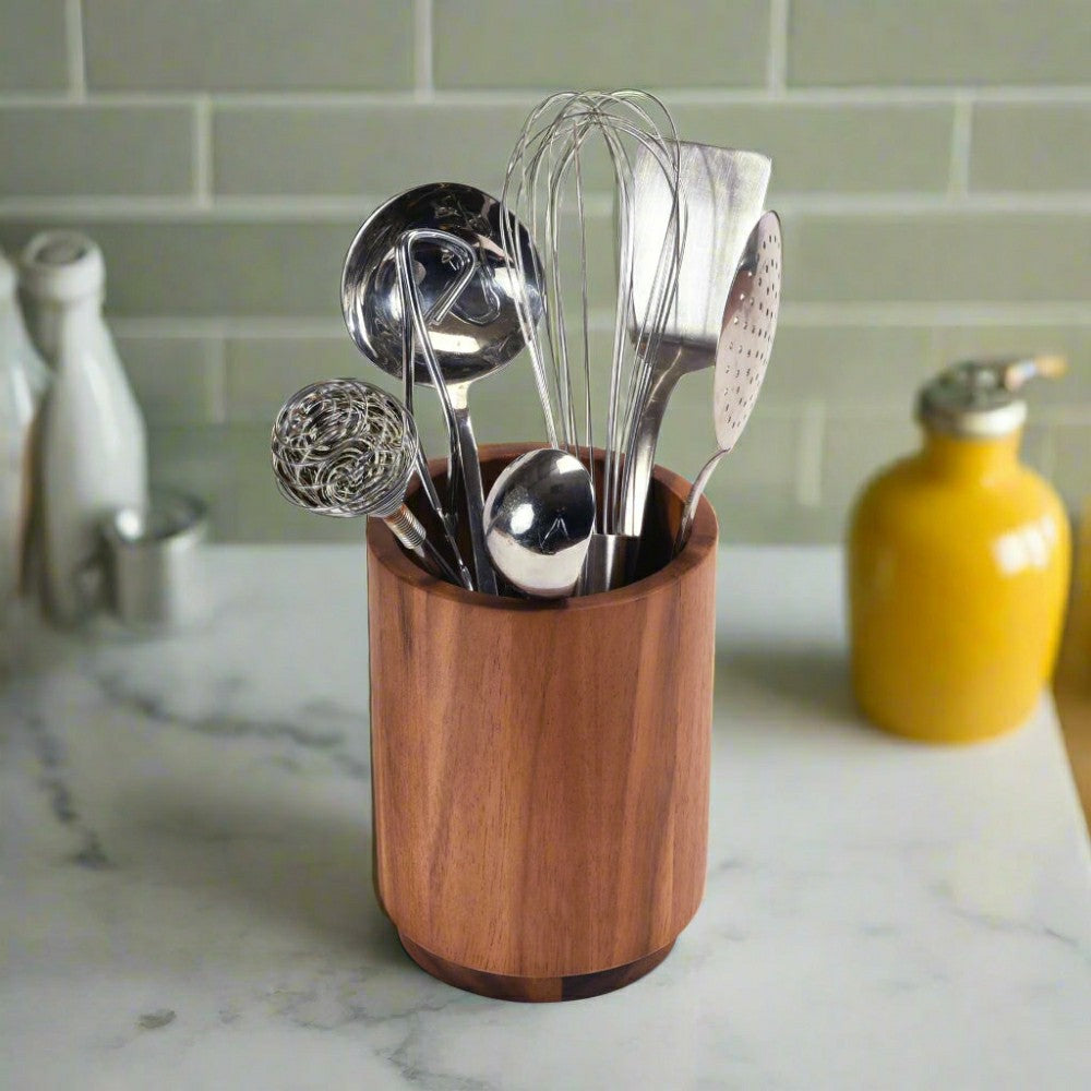 Rotating Lazy Susan Utensil Holder | Plow & Hearth