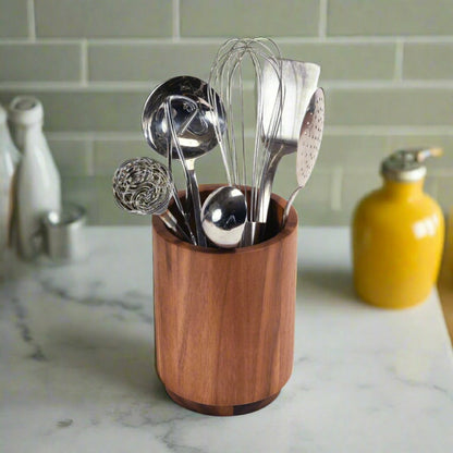 Rotating Lazy Susan Utensil Holder | Plow & Hearth