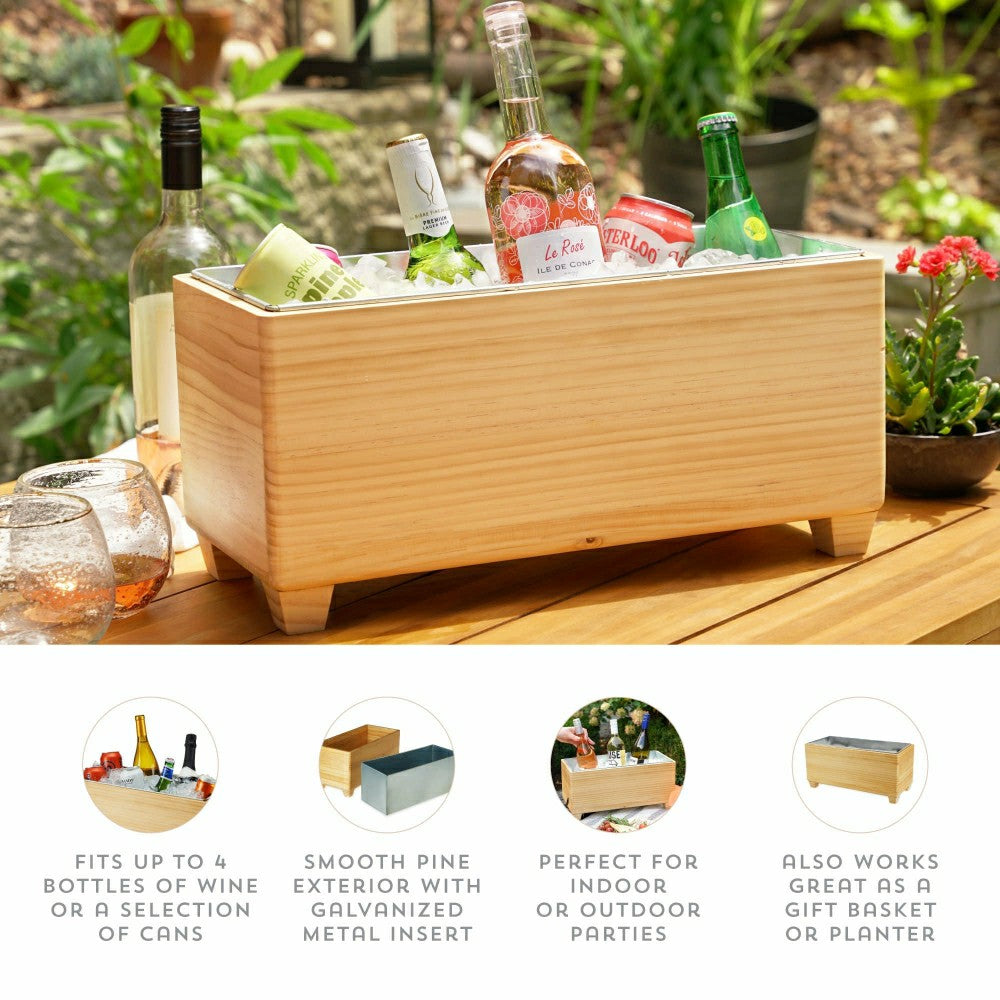 Wooden Beverage Tub | Plow & Hearth