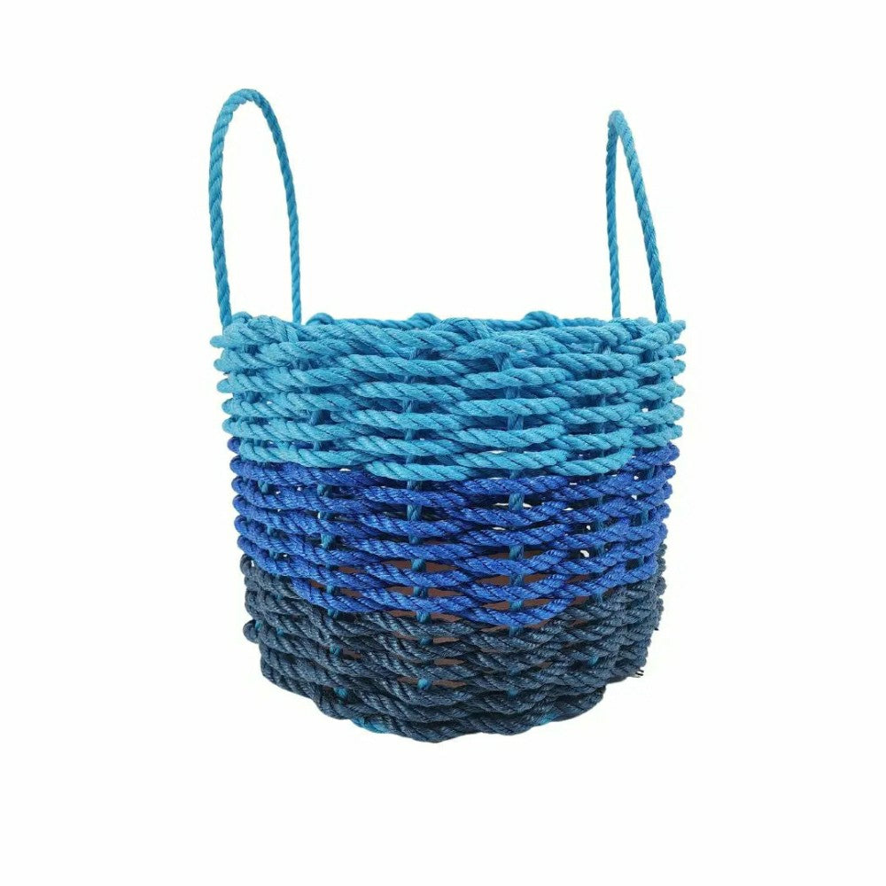 Authentic Maine Lobster Rope Storage Navy Blue, Blue and Light Blue | Plow & Hearth
