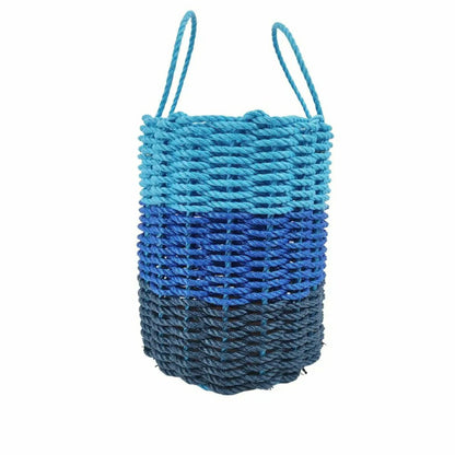 Authentic Maine Lobster Rope Storage Navy Blue, Blue and Light Blue | Plow & Hearth