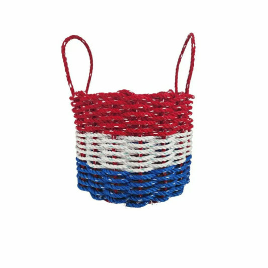 Red White and Blue Lobster Rope Basket | Plow & Hearth
