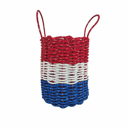 Red White and Blue Lobster Rope Basket | Plow & Hearth