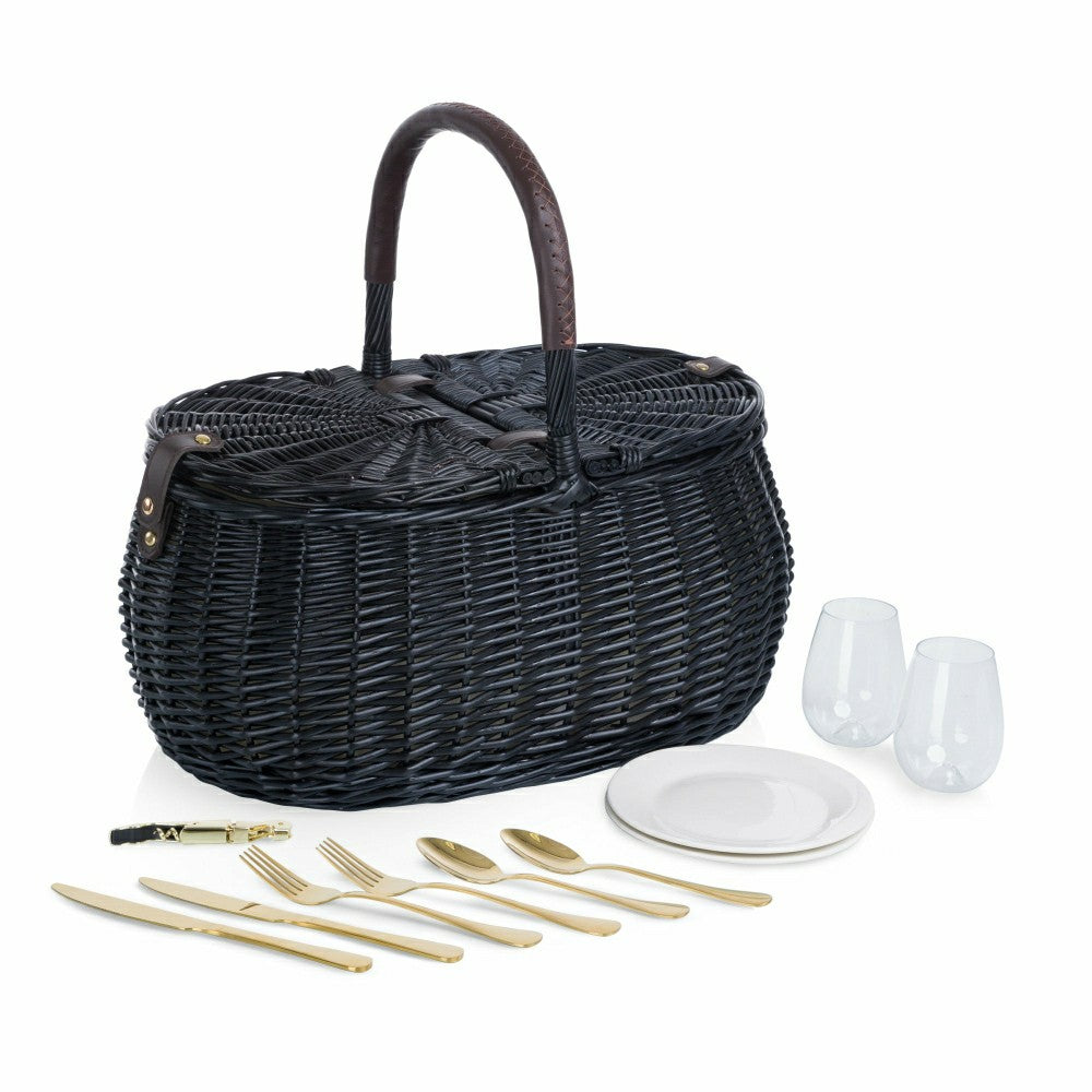 Evening Picnic Basket with Service for Two | Plow & Hearth