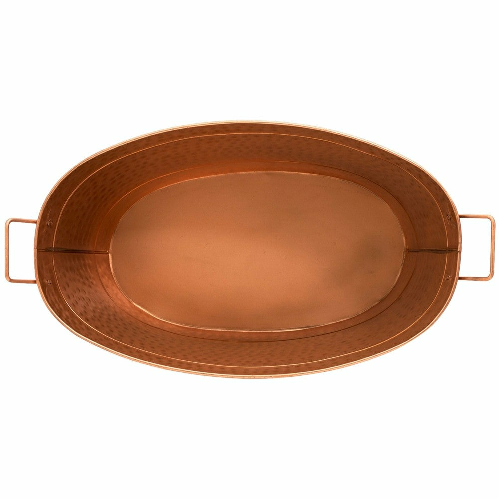 Oval Copper Plated Tub | Plow & Hearth
