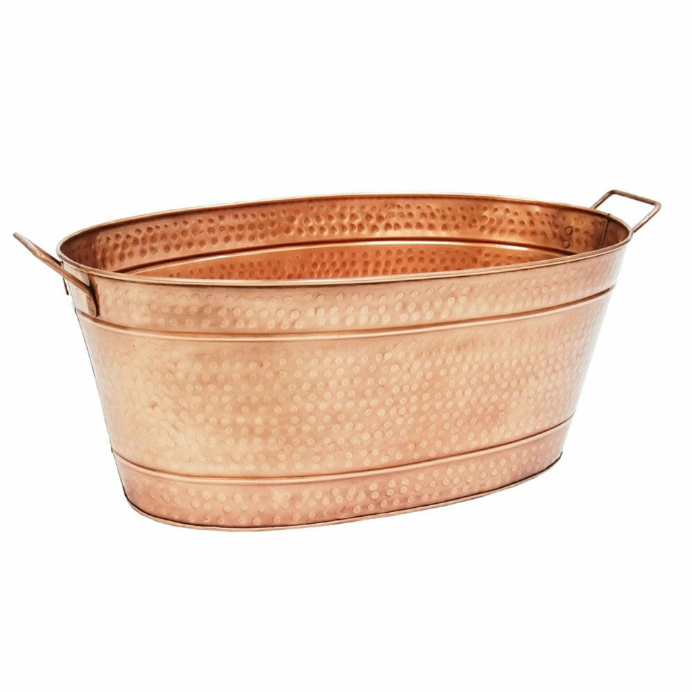 Oval Copper Plated Tub | Plow & Hearth