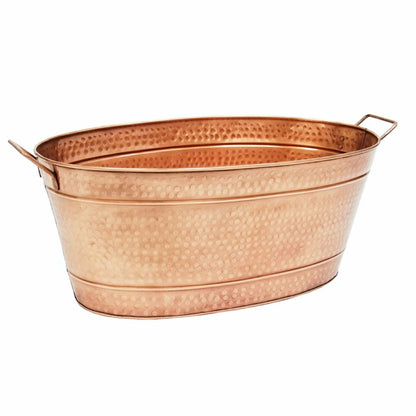 Oval Copper Plated Tub | Plow & Hearth