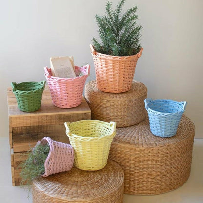 Willow Easter Basket Planter, Set of 6 | Plow & Hearth