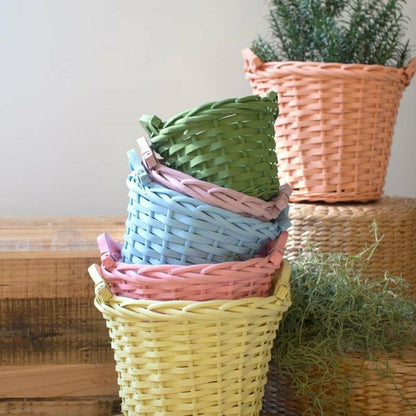Willow Easter Basket Planter, Set of 6 | Plow & Hearth