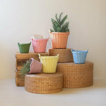 Willow Easter Basket Planter, Set of 6 | Plow & Hearth