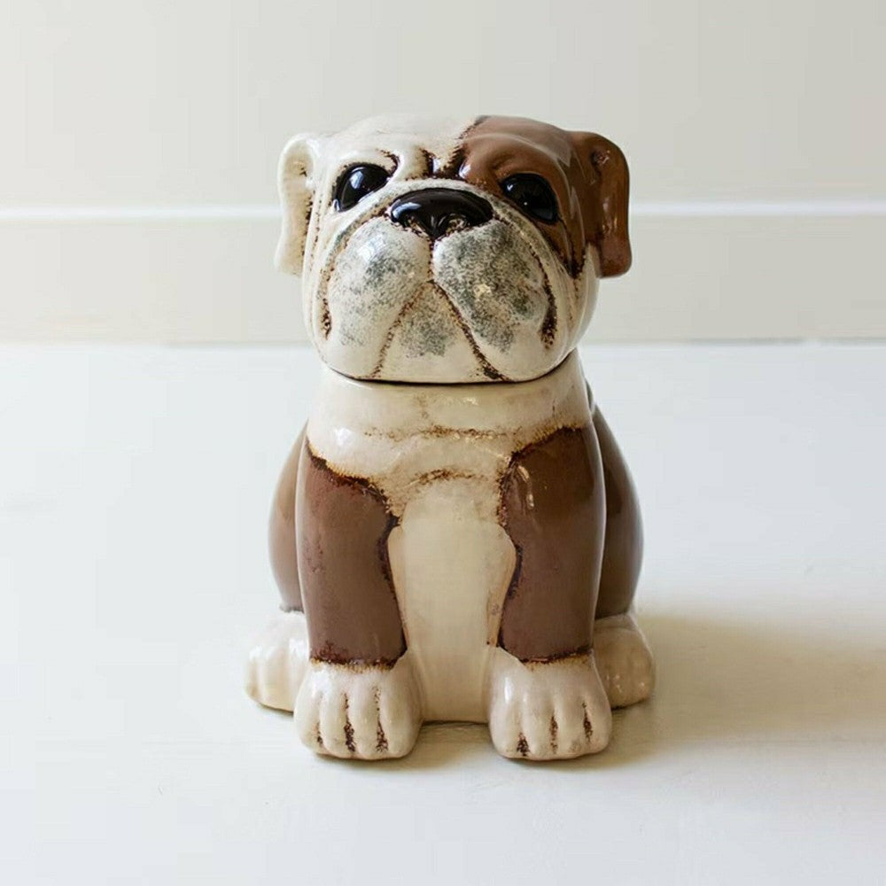Bull Dog Ceramic Canister | Plow & Hearth