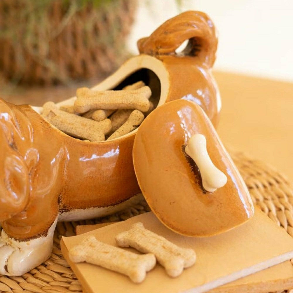 Basset Hound Ceramic Canister | Plow & Hearth
