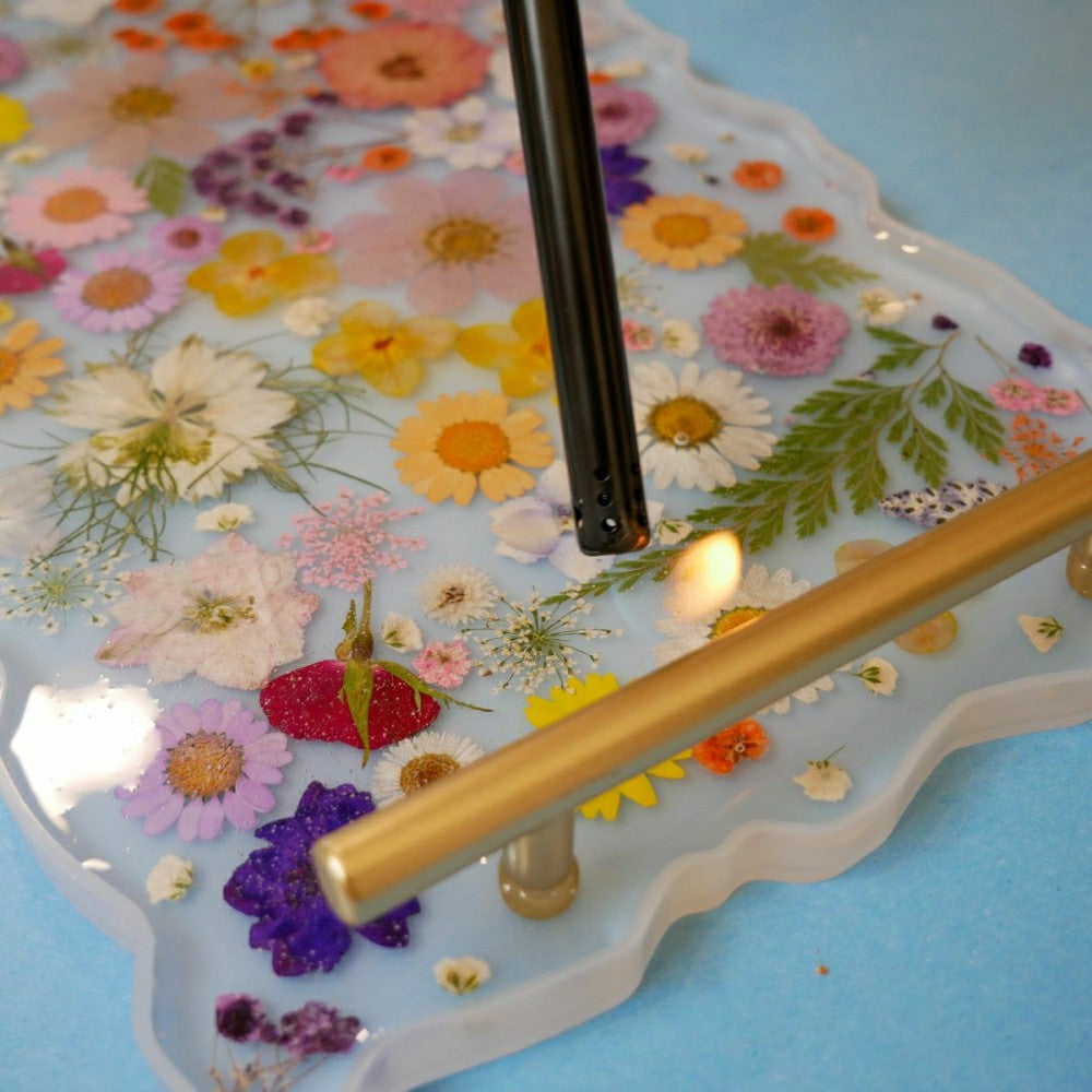 Floral Resin Serving Tray Kit | Plow & Hearth