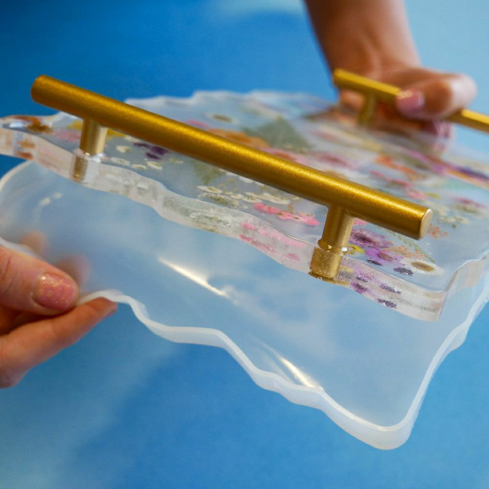 Floral Resin Serving Tray Kit | Plow & Hearth