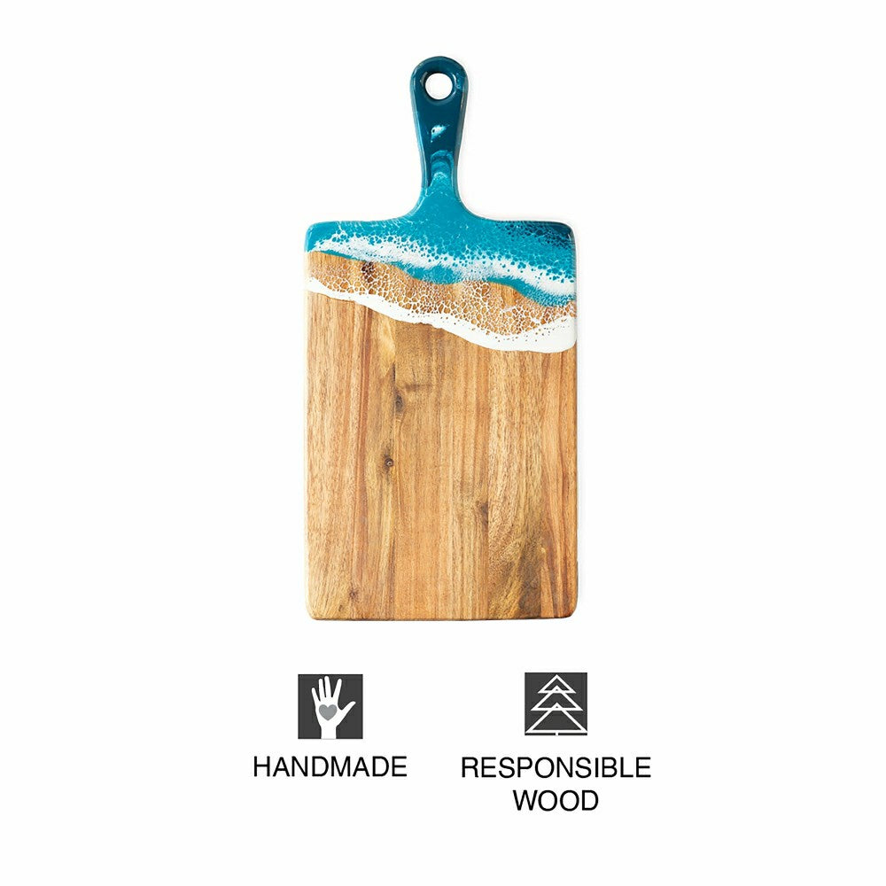 Acacia Wood & Resin Cutting Board | Plow & Hearth