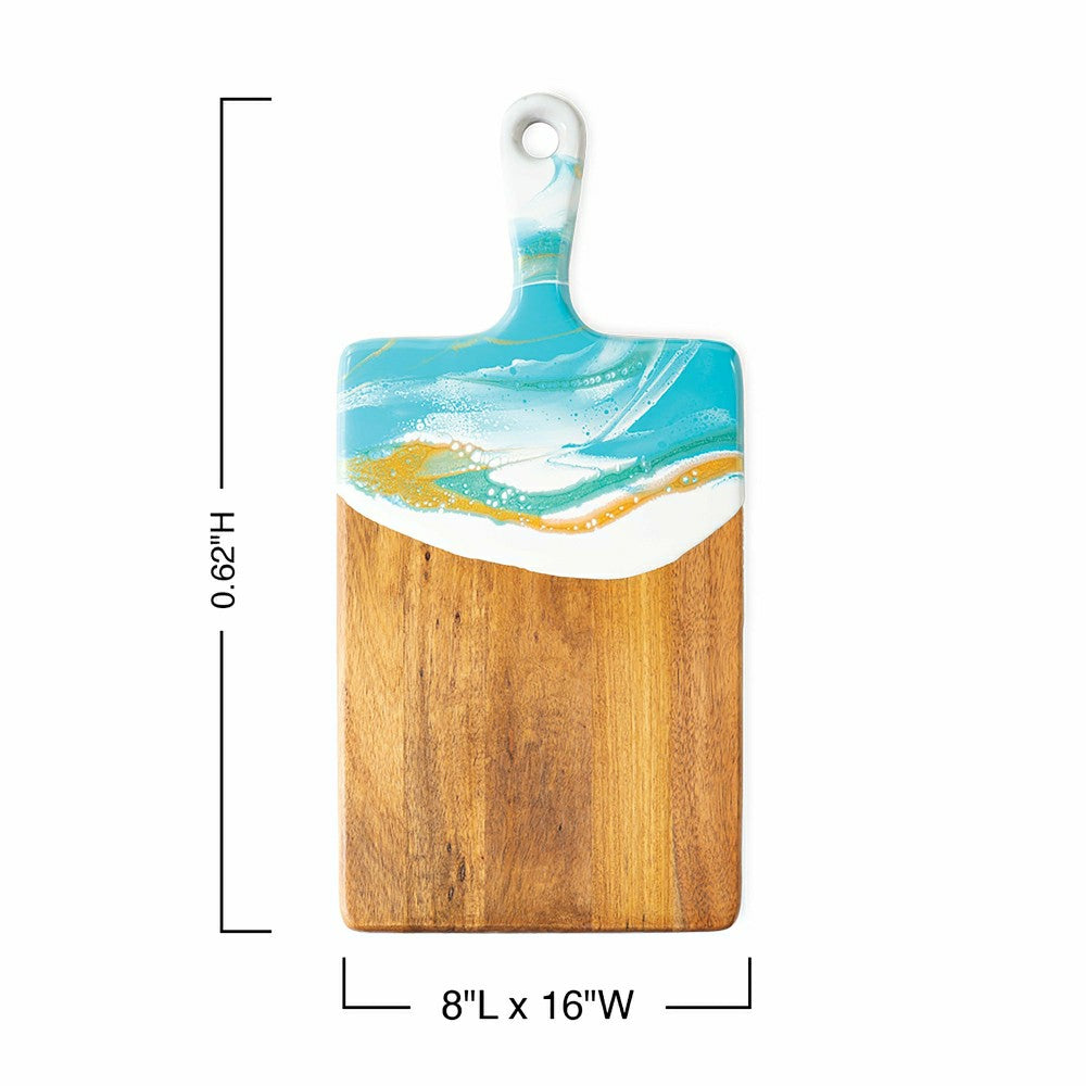 Acacia Wood & Resin Cutting Board | Plow & Hearth