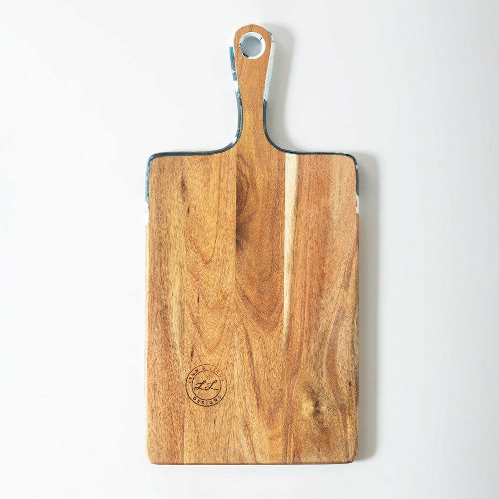 Acacia Wood & Resin Cutting Board | Plow & Hearth