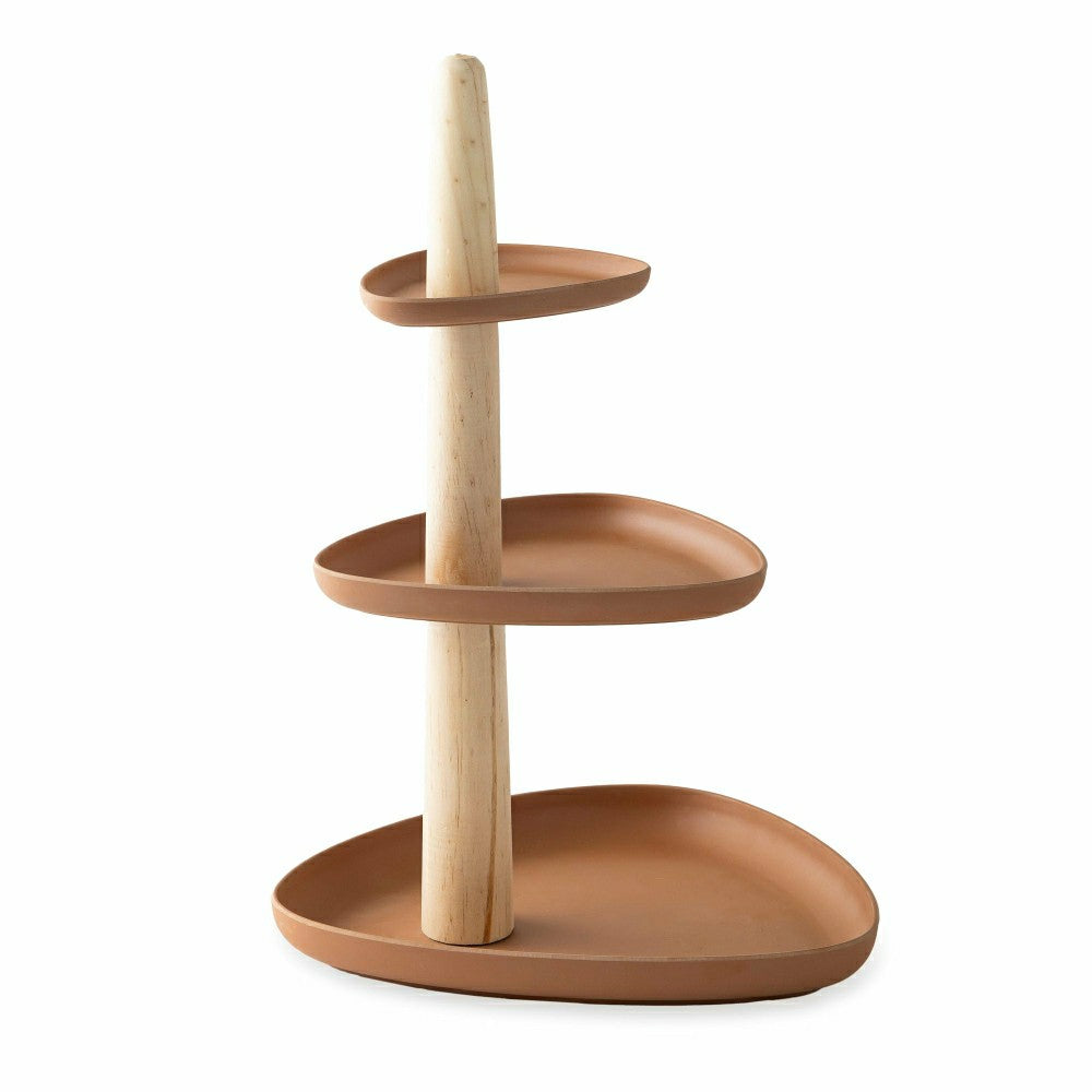 3-Tiered Bamboo Server | Plow & Hearth