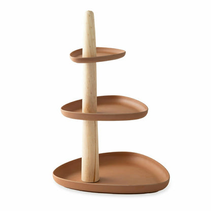 3-Tiered Bamboo Server | Plow & Hearth