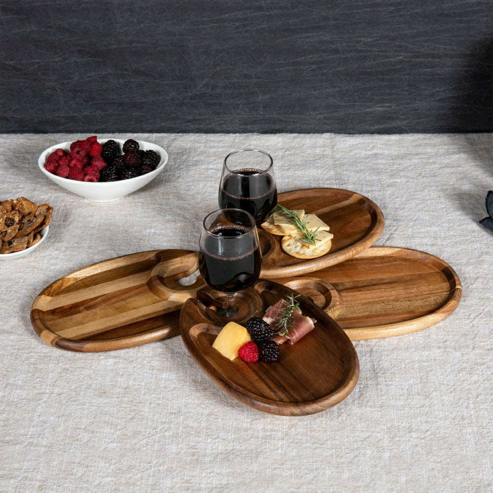 Wine Appetizer Plate Set Of 4 | Plow & Hearth