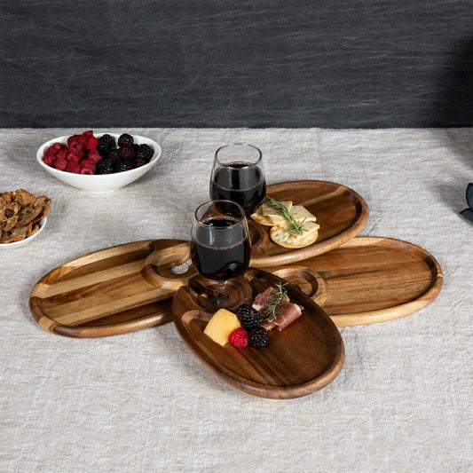 Wine Appetizer Plate Set Of 4 | Plow & Hearth