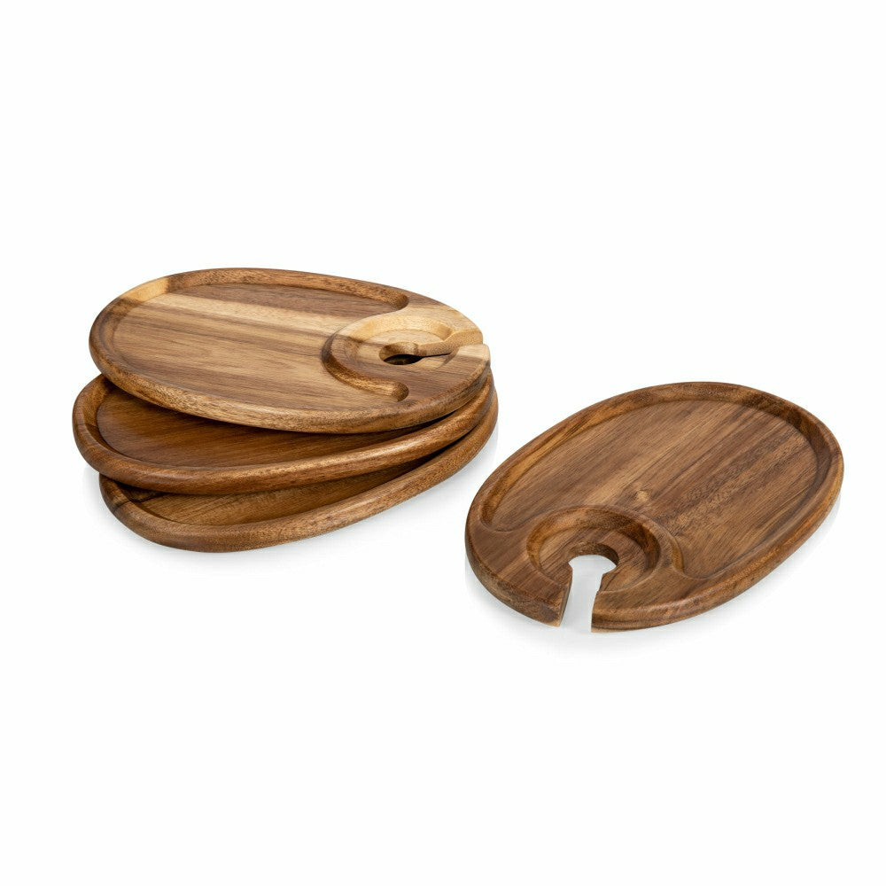 Wine Appetizer Plate Set Of 4 | Plow & Hearth