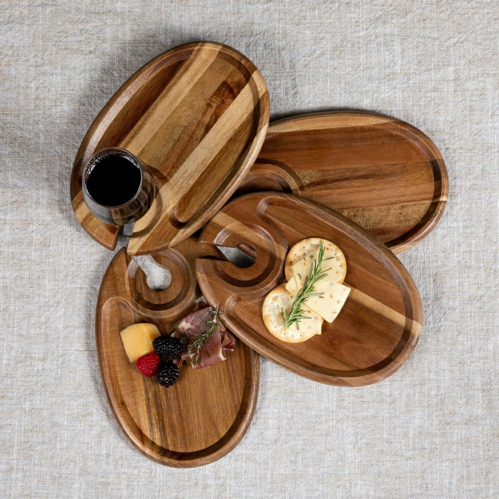 Wine Appetizer Plate Set Of 4 | Plow & Hearth