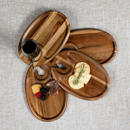 Wine Appetizer Plate Set Of 4 | Plow & Hearth