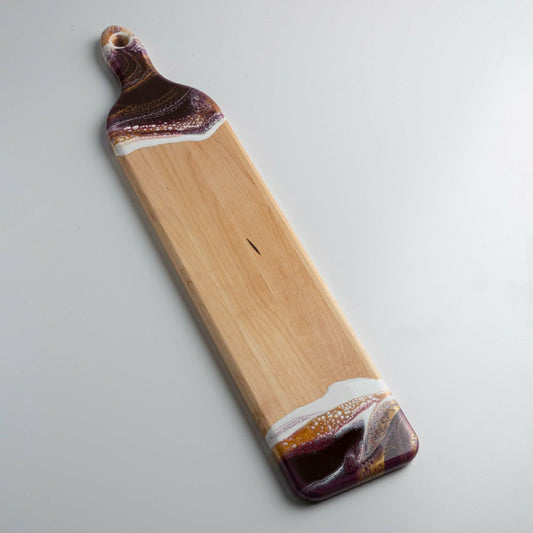 Eco-Resin Accented Baguette Board Charcuterie Tray | Plow & Hearth