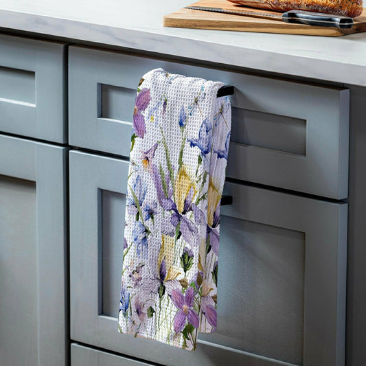 Golden Lilac Quick Dry Kitchen Towel, 18" x 30" | Plow & Hearth