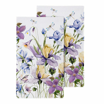 Golden Lilac Quick Dry Kitchen Towel, 18" x 30" | Plow & Hearth