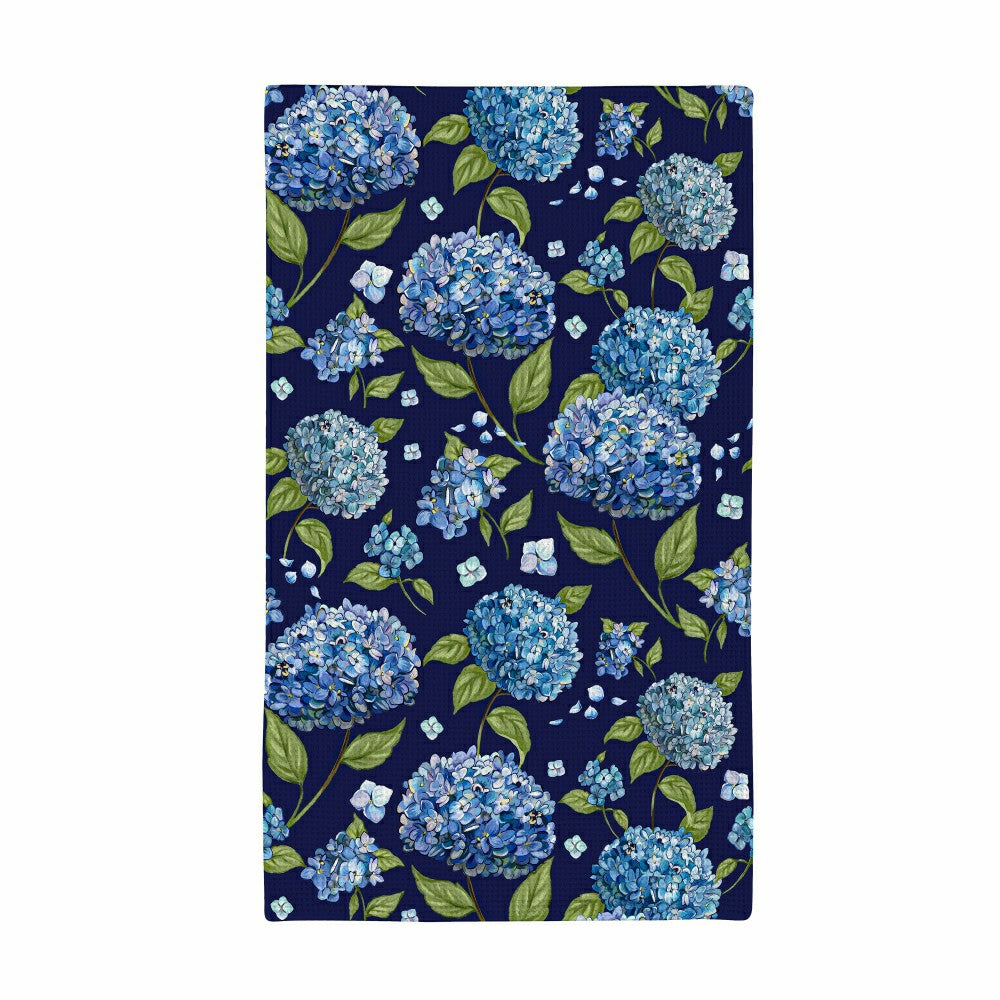 VivaStyle Kitchen Gift Set Quick Waffle Weave Double-Sided, Hydrangea Haven, Set of 3 | Plow & Hearth
