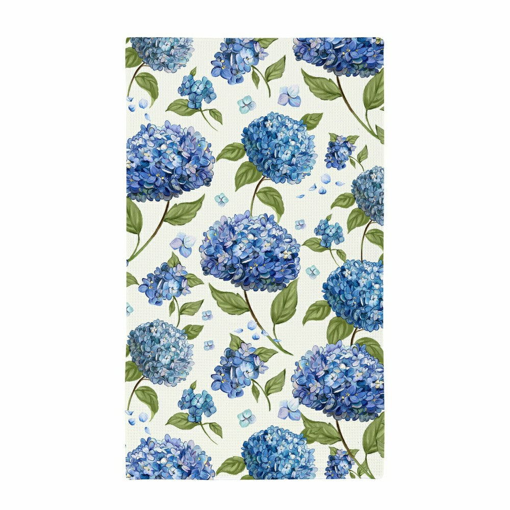 VivaStyle Kitchen Towel Quick Dry Waffle Weave Double-Sided, Hydrangea | Plow & Hearth