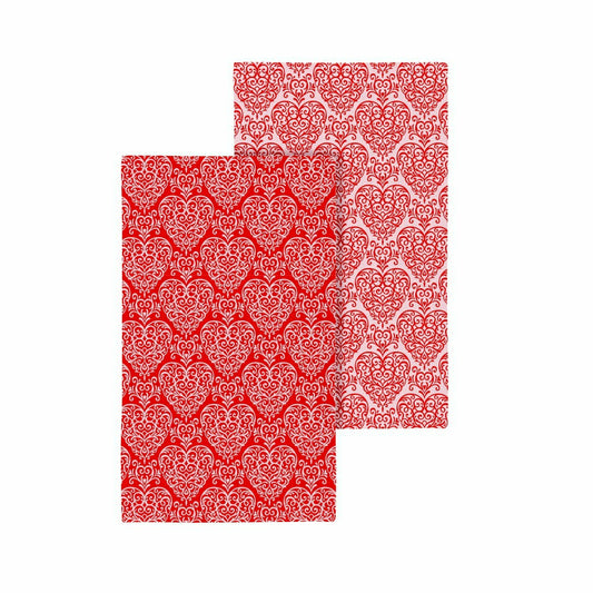 Valentine's Day Kitchen Towel Quick Dry Waffle Weave Double-Sided, Fil | Plow & Hearth