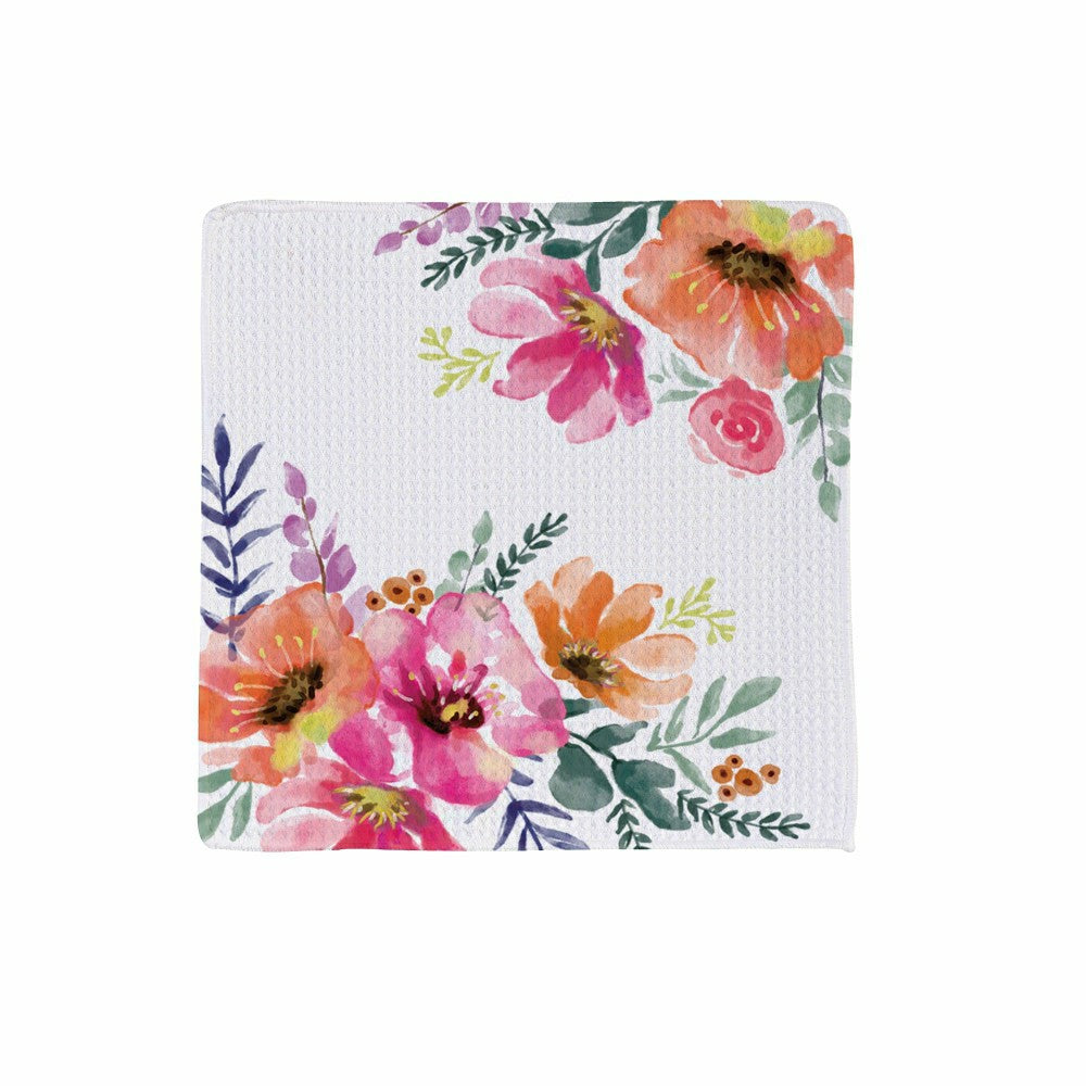 Pastels of Nature Quick Dry Dish Cloth, Set of 3, 10" x 10" | Plow & Hearth