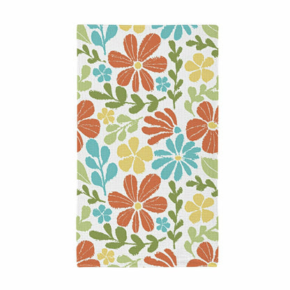 Floral Mod Quick Dry Kitchen Towel, 18" x 30" | Plow & Hearth