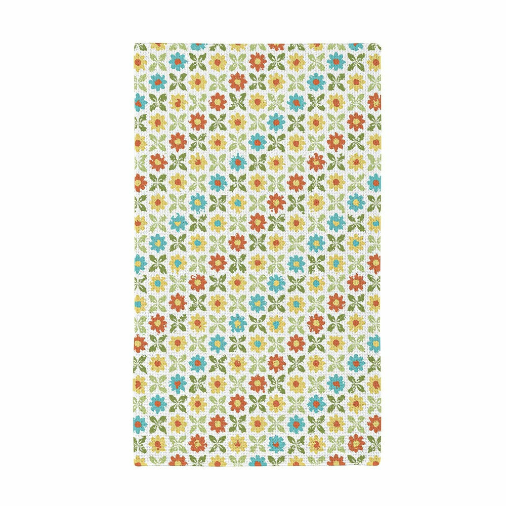 Floral Mod Quick Dry Kitchen Towel, 18" x 30" | Plow & Hearth