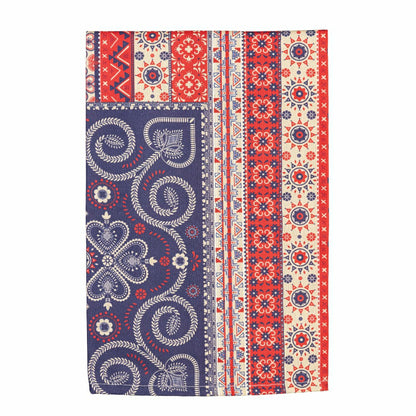 Boho Americana Flag Tea Towel | Plow & Hearth