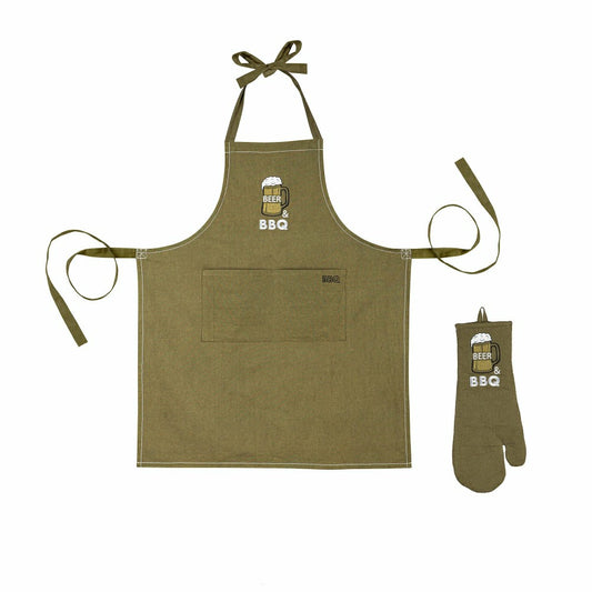 Father's Day Grilling Gift Set, "Beer & BBQ" | Plow & Hearth