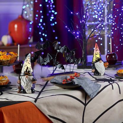 Halloween Spooky Spiderweb Table Throw | Plow & Hearth