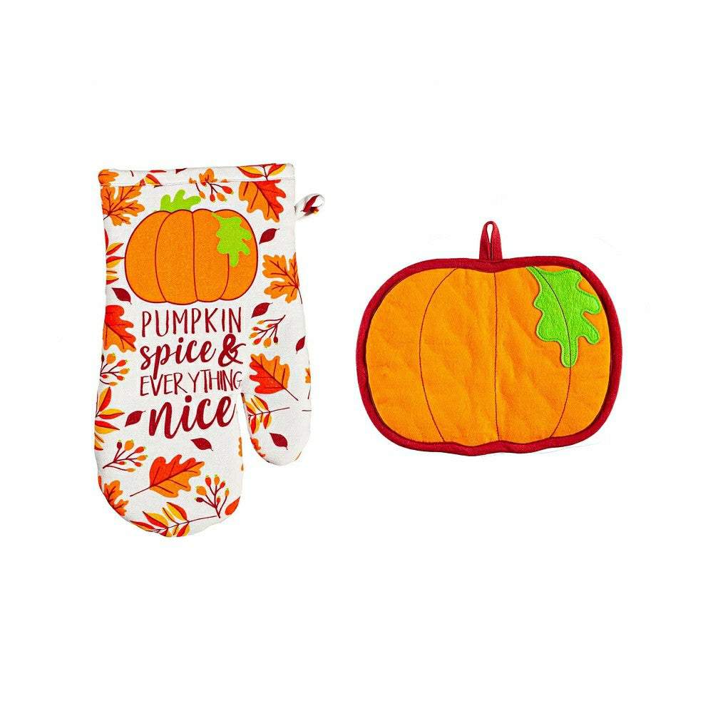 Seasonal Oven Mitt and Pot Holder Set | Plow & Hearth
