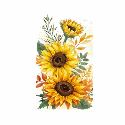 Harvest Blossom Sunflower Quick Dry Kitchen Towel, 18" x 30" | Plow & Hearth