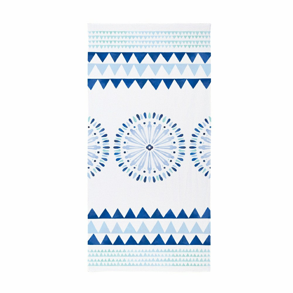 Seaside Retreat Towel Quick Dry Waffle Weave w/ Matching Carrying Case | Plow & Hearth