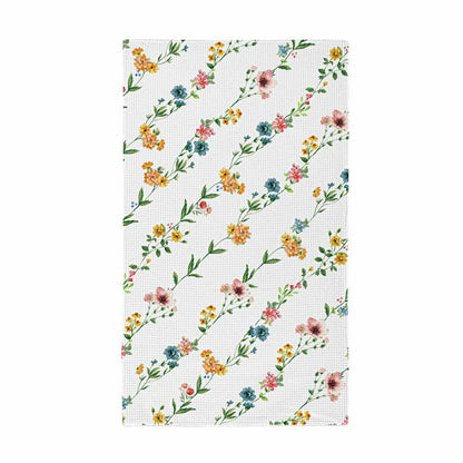 Petal & Plow Kitchen Gift Set Quick Dry Waffle Weave Double-Sided, Farm Highland Cow, Set of 3 | Plow & Hearth