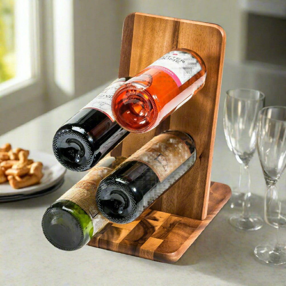 Floating Wine Bottle Holder, 4 Bottle | Plow & Hearth